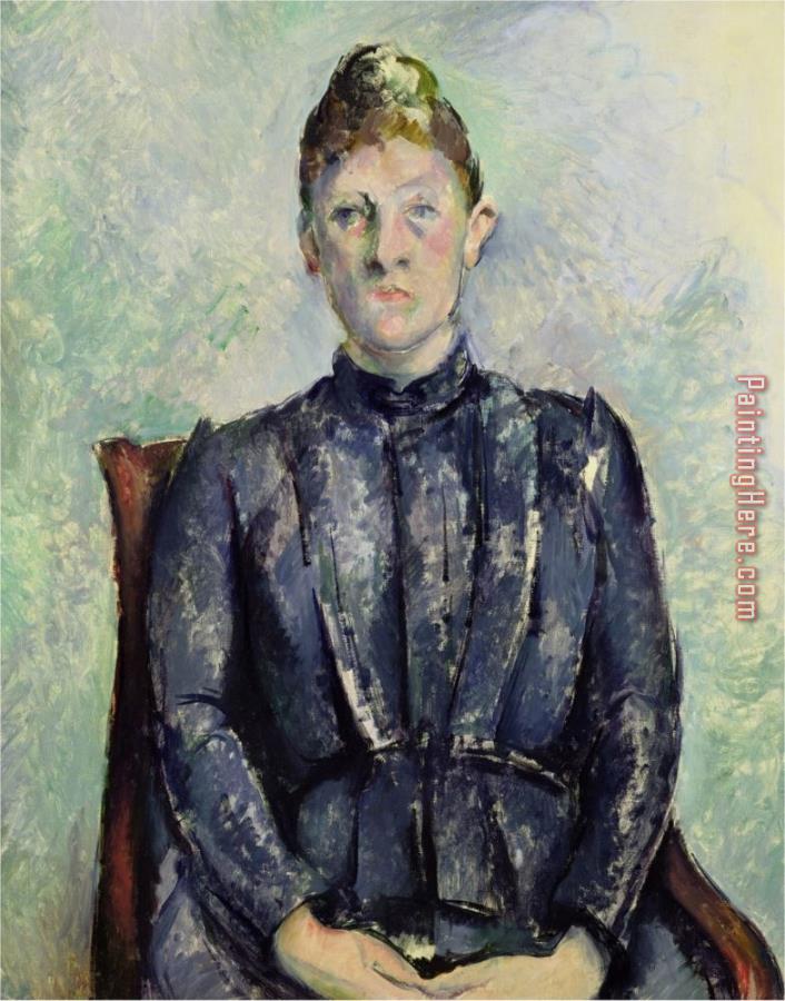 Paul Cezanne Madame Cezanne Circa 1885 90